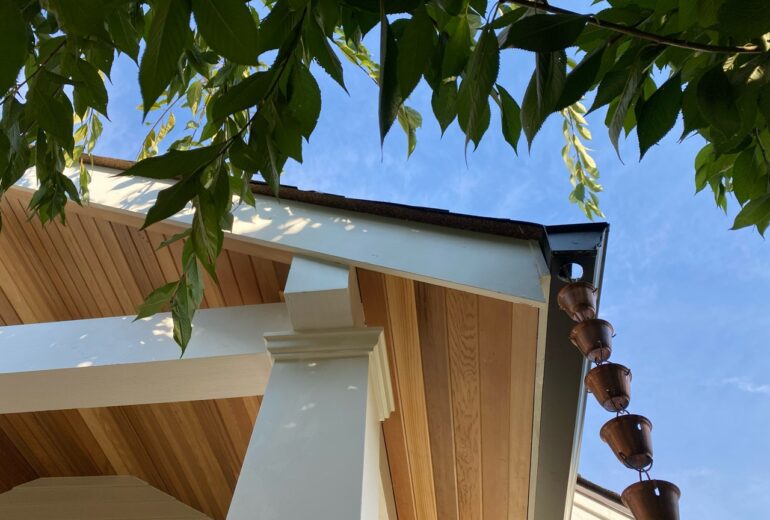 BURKE porch finish work detail