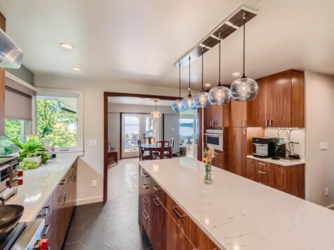 Seattle Coast House Kitchen into Dining Room