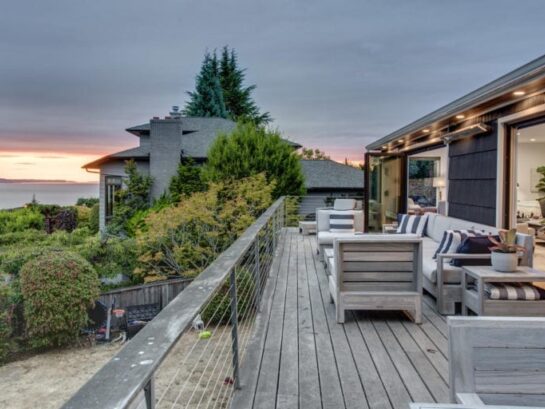 Seattle Deck Sunset