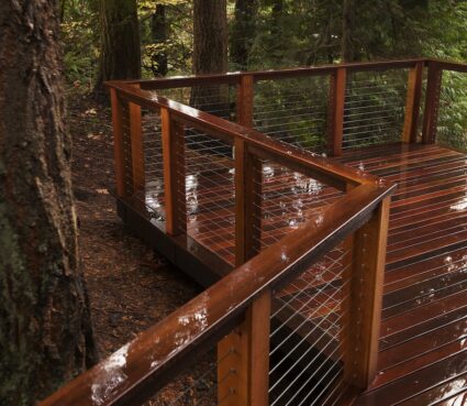 Redwood Outdoor Deck Cable