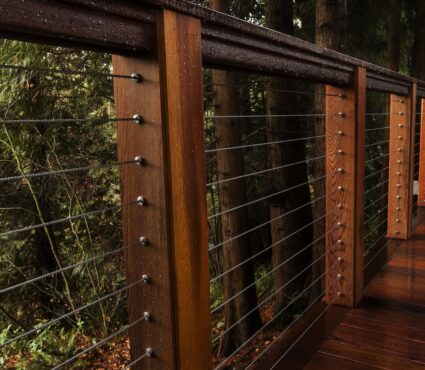 Redwood Outdoor Deck Cable