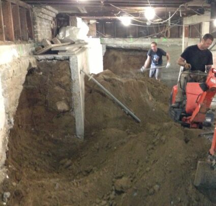 basement dig-out