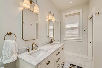 Ivory Bathroom Window